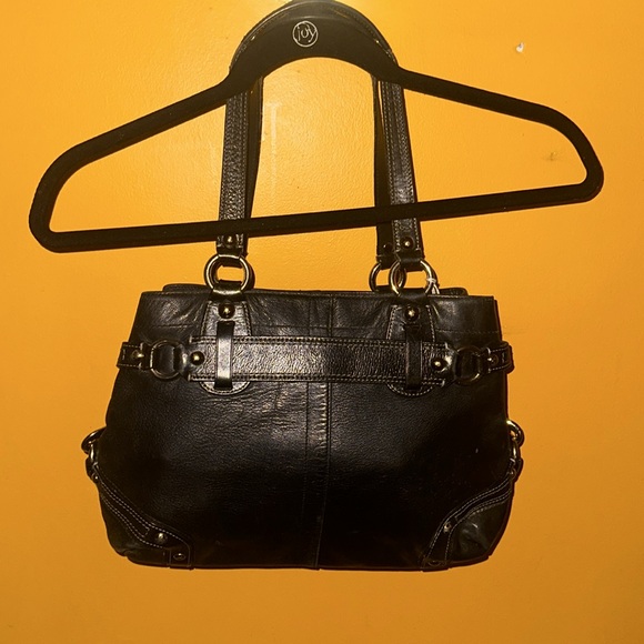 RARE COACH Beautiful black leather - Picture 10 of 12